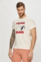 fehér Pepe Jeans - T-shirt Brent Férfi