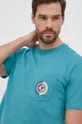 turkusowy GAP T-shirt bawełniany