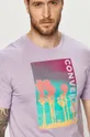 lila Converse t-shirt