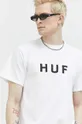 szary HUF T-shirt bawełniany