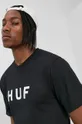 black HUF cotton t-shirt