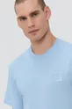 niebieski HUF T-shirt bawełniany