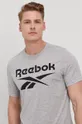 szary Reebok T-shirt FK6216 Męski