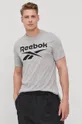 szary Reebok T-shirt FK6216