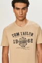 beżowy Tom Tailor T-shirt