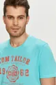 turkusowy Tom Tailor T-shirt