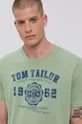 зелений Бавовняна футболка Tom Tailor