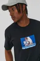 czarny HUF T-shirt X Street Fighter II