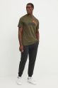 Puma t-shirt in cotone 586759 marrone AW24