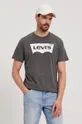 szary Levi's T-shirt Męski