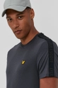 szary Lyle & Scott T-shirt Męski