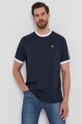 granatowy Lyle & Scott T-shirt