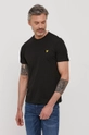 czarny Lyle & Scott T-shirt