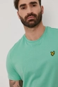 tyrkysová Tričko Lyle & Scott