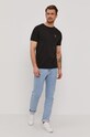 Aeronautica Militare tricou lounge AM1UTI001 negru SS21