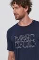 Marc O'Polo T-shirt nadruk granatowy 124247751354