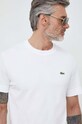 Lacoste t-shirt bawełniany biały TH1708