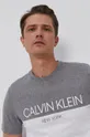 szürke Calvin Klein t-shirt