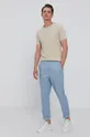 Tričko Calvin Klein béžová