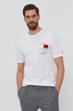 Tommy Hilfiger T-shirt bawełniany biały