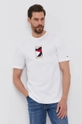 biały Tommy Hilfiger T-shirt