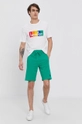 United Colors of Benetton T-shirt bawełniany biały