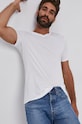 United Colors of Benetton Tricou din bumbac alb 3U53J4231.101