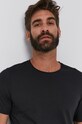 United Colors of Benetton T-shirt bawełniany czarny 3U53J1F15.100