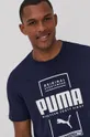 granatowy Puma T-shirt 584505.