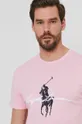różowy Polo Ralph Lauren T-shirt 710839050004