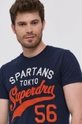 granatowy Superdry T-shirt