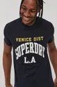 granatowy Superdry T-shirt
