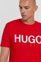 różowy Hugo T-shirt bawełniany 50406203