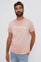 różowy Pepe Jeans T-shirt bawełniany West Sir