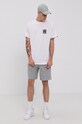 Vans T-shirt bawełniany VN0A54CXWHT1 biały SS21