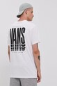 Odzież Vans T-shirt bawełniany VN0A54CXWHT1 biały