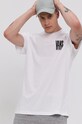 Vans T-shirt bawełniany biały VN0A54CXWHT1