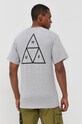HUF T-shirt bawełniany ts00509 szary