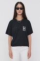 HUF T-shirt bawełniany ts01048 czarny