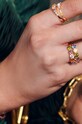 Sif Jakobs Jewellery pierścionek SJ.R42126.ACZ.SG.52 złoty AA00