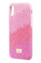 Θήκη κινητού Swarovski High Love iPhone X/Xs ροζ