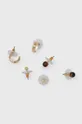 Σκουλαρίκια Lauren Ralph Lauren (3-pack) χρυσαφί