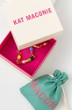 Kat Maconie karperec Prism Stud Bead Anklet  sárgaréz, gyanta