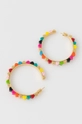 zlatá Náušnice Kat Maconie Prism Stud Large Hoop Earrings Dámsky