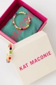 Náušnice Kat Maconie Prism Stud Large Hoop Earrings zlatá