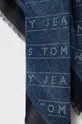 Bavlnená šatka Tommy Jeans modrá