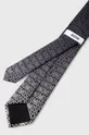 Svilena kravata Moschino črna