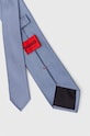HUGO krawat jedwabny 50468199 niebieski AW23