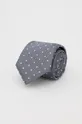 серый Шелковый галстук BOSS Мужской
