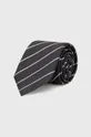 szary Boss krawat jedwabny 50471565 Męski